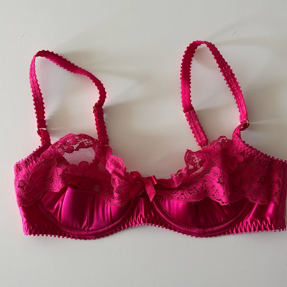 Agent Provocateur Knickers Forever Fuchsia Bra